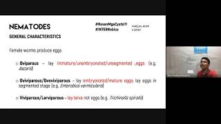 MT 51 Didactics  Parasitology Review Nematodes Part 1 [upl. by Joellen]