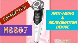 M8807 AntiAging amp Rejuvenation Device Unboxing [upl. by Ivett]