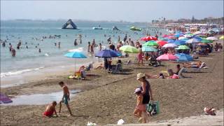 Playa de las Higuericas Spain Alicante [upl. by Tengdin]