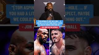 Jon Jones doesn’t want to do business with Tom Aspinall 🔊 UFC309 [upl. by Mcknight]