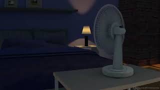 Relaxing Oscillating Fan Noises for Sleep  10Hour Fan Sounds [upl. by Johannes]