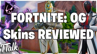 Every Fortnite OG Skin REVIEWED Fortnite OG [upl. by Nelehyram282]