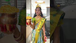 cleanliness is equal to godliness goddesslakshmidevi devotional aigirinandini happydussehra [upl. by Kehsihba]