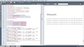 LaTeX texmaker Tutorial 12 Bibliografía método 1 Elementos básicos de una Tesis español 4n [upl. by Nelon]