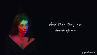 Lorde  Liability Lyrics [upl. by Niawtna]