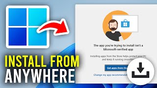 Install Third Party Apps From Anywhere On PC amp Laptop  Full Guide [upl. by Ergener]