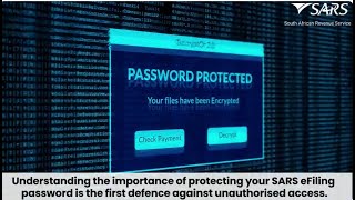 Protect your SARS eFiling login details [upl. by Naejarual]