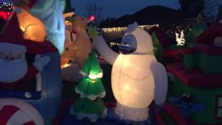 Christmas inflatables 2015 [upl. by Bouchier]