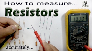 How to measure Resistance with Digital Multimeter  Multimeter tutorial [upl. by Anastase]