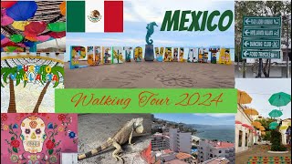 PUERTO VALLARTA MEXICO  Walking Tour 2024 in 4K [upl. by Onstad]