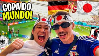 PRIMEIRO JOGO NA COPA DO MUNDO DO QATAR 2022 Alemanha 1 X 2 Japão [upl. by Rider]