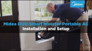 Midea DUO Smart Inverter Portable AC Installation Overview [upl. by Margarette]