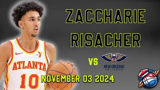 Zaccharie RISACHER vs PELICANS  NBA Highlights Nov 2nd 2024 [upl. by Yerffoeg]