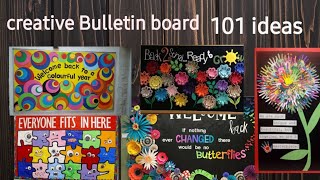 101 creative Bulletin board ideas for school decor [upl. by Connell]