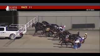 Scioto Downs  65000 OHIO SIRES STAKES 2 YEAR OLD FILLY TROT August 17 2024 [upl. by Ely73]