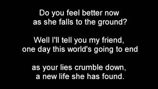 Red Jumpsuit Apparatus  Face Down Lyrics [upl. by Nylahs]