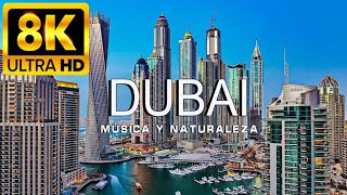 DUBAI 8K Video Ultra HD With Soft Piano Music  DUBAI 8K Video Ultra HD su švelnia pianino muzika [upl. by Renzo710]