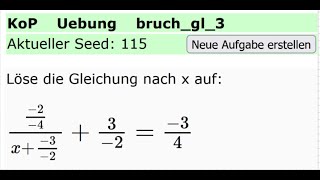 07 Bruch GLeichung 3 Modul [upl. by Ecal]