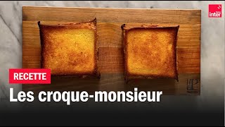 Un croquemonsieur gourmand  Les recettes de Paris de FrançoisRégis Gaudry [upl. by Lilak418]