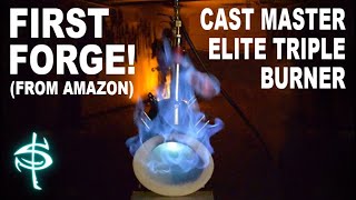 New Triple Burner Forge Modifying the Cast Master Elite CMF 3000 [upl. by Ssilb]