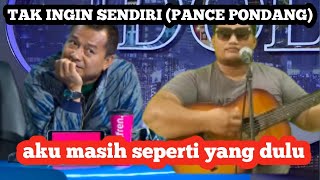 lagu TAK INGIN SENDIRI  aku masih seperti yang dulu PANCE PONDANG di INDONESIA IDOL 2023 [upl. by Haimrej]