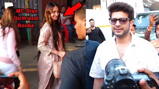 MC Stan Girl Friend Booba AKA Anam Shaikh amp Karan Kundra Arrives At Bigg Boss 16 Finale Shoot [upl. by Hendel]