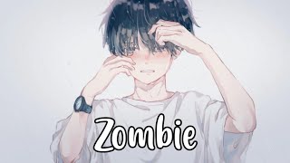 Nightcore  Zombie The Cranberries lyrics male version [upl. by Cartwright]