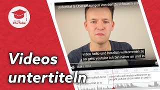 Untertitel für die Videos anderer erstellen  QuickTipp [upl. by Eellah184]