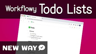 Workflowy in 2023 Todo Lists Tutorial [upl. by Wiebmer]