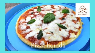 Pizza liquida  facile e veloce [upl. by Ahsoyem]