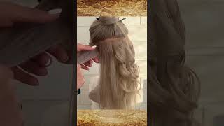 How to curl hair with flat iron Curls tutorial [upl. by Malinin252]