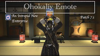 Final Fantasy XIV  Ohokaliy Emote [upl. by Mctyre251]