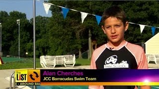 AROUND BALTIMORE JCC boy swims faster than Michael Phelps [upl. by Nerraf]