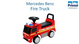 Mercedez Benz Fire Truck Video de Armado [upl. by Joshuah396]