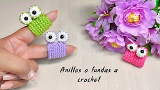 Así como los teji se vendieron rápido Anillos figura rana facilisimo a crochet [upl. by Homere77]