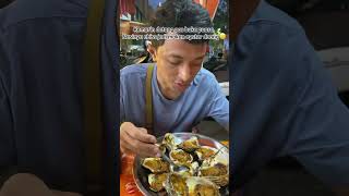 Makan oyster bakar di Kerang gf 🦪🦪🦪 review food oyster oysters kerang seafood keranggf [upl. by Slavic]