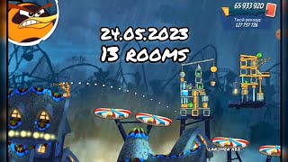 angry birds 2 clan battle 24052023 13 rooms [upl. by Odlonyer5]