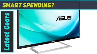 ASUS VA325H 315Inch Monitor Review Full HD IPS Slim Profile and Eye Care Technology [upl. by Enyrhtac]