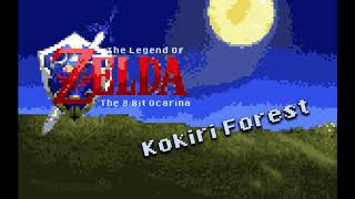 Kokiri Forest  Ocarina of Time  NES Demaster 8 Bit Remix [upl. by Sapowith]