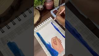 Sparkle✨ artbyanjali subscribe youtube gouachepainting youtubeshorts viralvideo shorts [upl. by Rehtse]