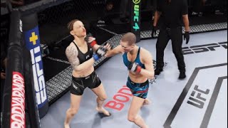 UFC 4  Rose Namajunas vs Joanne Calderwood [upl. by Orapma]