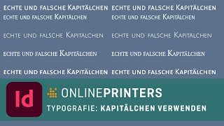 Typografie Elegante Kapitälchen verwenden [upl. by Akimrej]