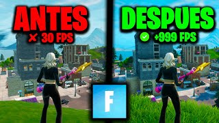 La MEJOR OPTIMIZACION Para FORTNITE C5S3 ✅ AUMENTA FPS [upl. by Klecka]