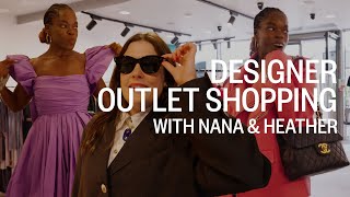 Designer Outlet Shopping With Nana amp Heather Levi Mulberry Reiss amp More [upl. by Koh99]