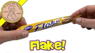 Cadbury Flake The Crumbliest Flakiest Milk Chocolate Bar  UK Snack Tasting Series [upl. by Nesbitt]