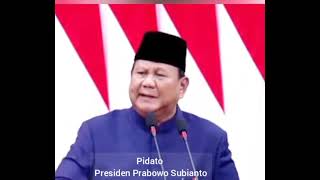 Pidato Prabowo Subianto menggema di seluruh Nusantara dan menjadi banyak rakyat Indonesia [upl. by Zetniuq]