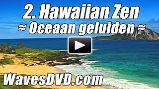 2  HAWAIIAN ZEN Golven DVD virtuele vakanties ontspanning natuur video ontspannende geluiden oceaan [upl. by Godewyn]