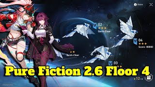 E0S1 Rappa amp E6S2 Kafka Teams on Pure Fiction Floor 4 Max Score  Honkai Star Rail [upl. by Auqcinahs]