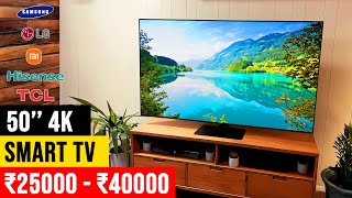 Best 50 inch 4K Smart TV in 2024 ⚡ Best Premium 50quot 4k Android Smart TV in India ⚡ Oct 2024 [upl. by Soirtemed]