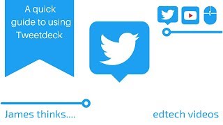 A quick guide to using Tweet deck [upl. by Ysdnil]